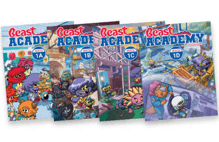 Beast Academy Math Level 1 books