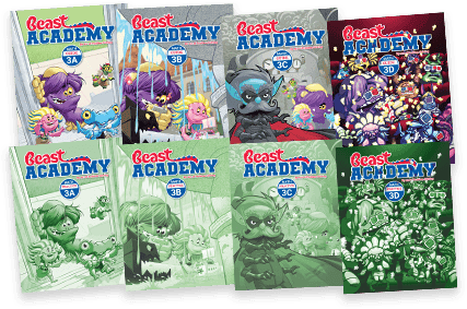 Beast Academy Math Level 3 books