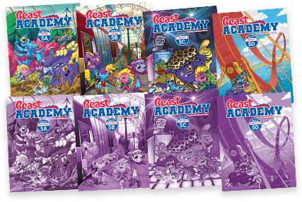 Beast Academy Math Level 5 books